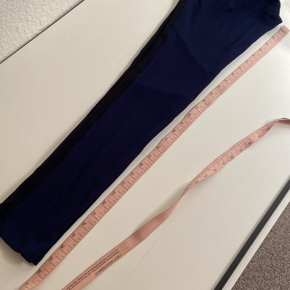 THEORY Rosamon Classical Skinny Stretch Riding Pant Navy with Black Accent 4 - Picture 11 of 11